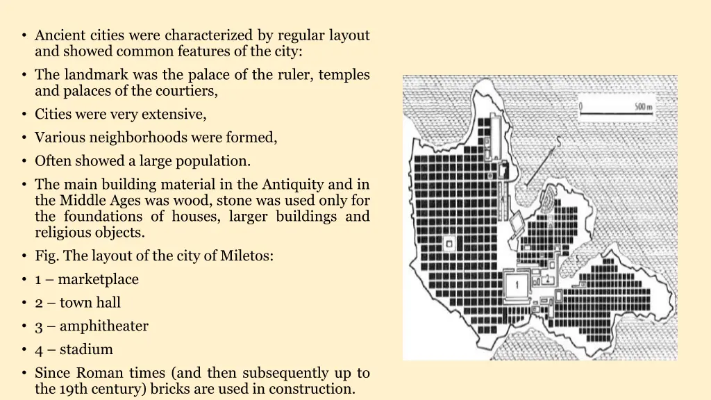 ancient cities were characterized by regular