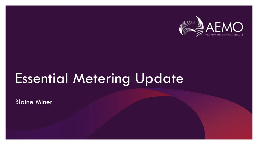 essential metering update