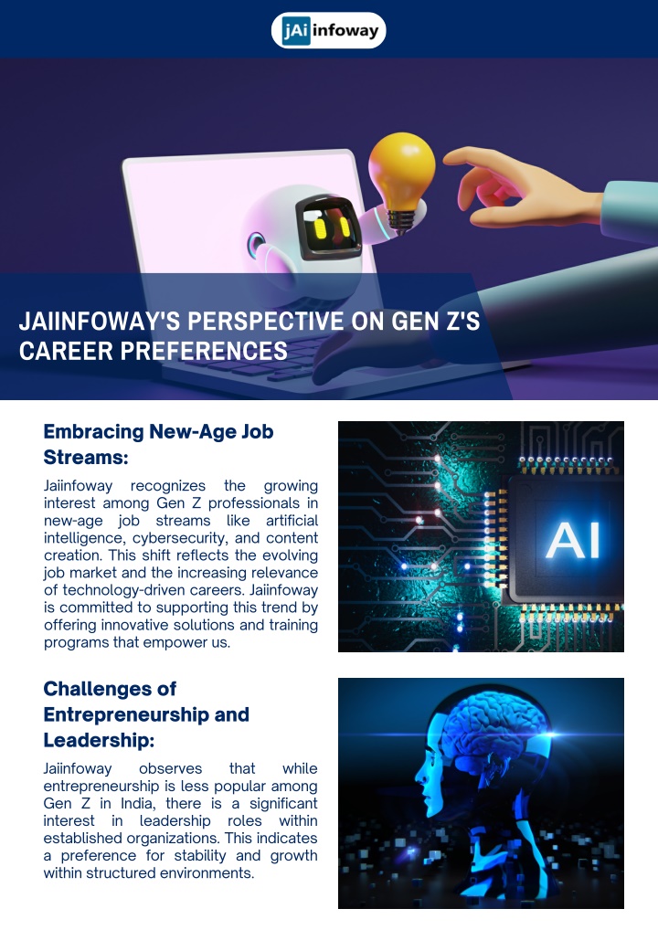 jaiinfoway s perspective on gen z s career