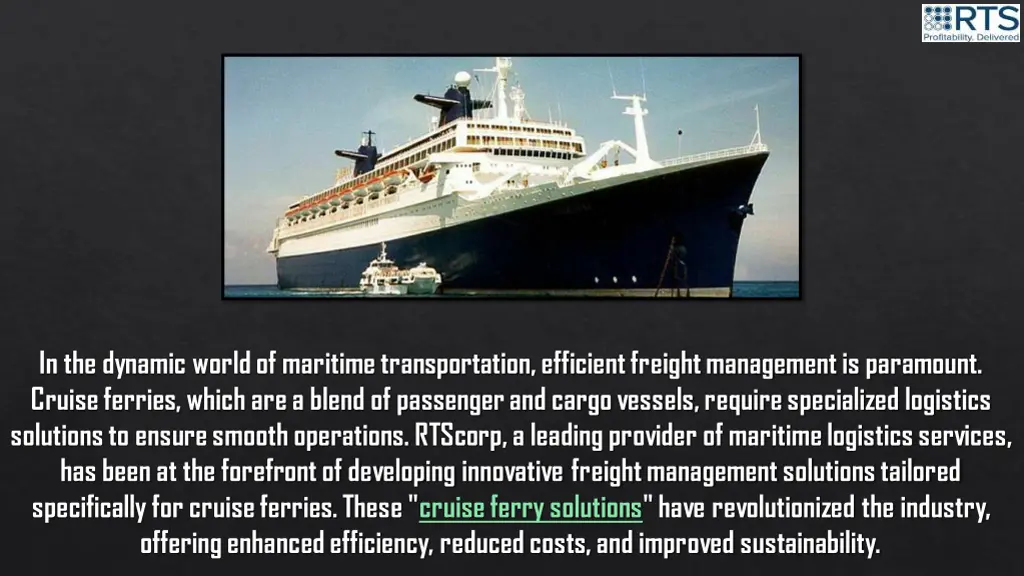 in the dynamic world of maritime transportation