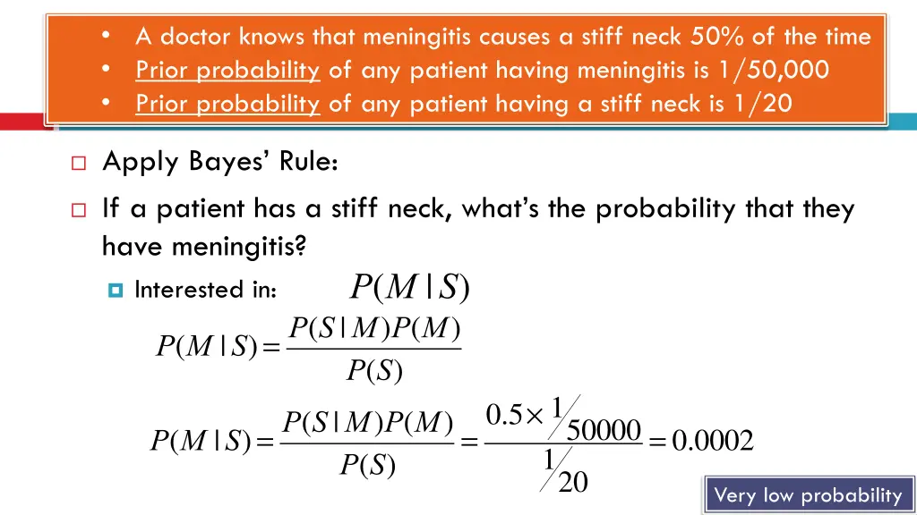 a doctor knows that meningitis causes a stiff