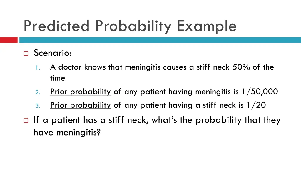 predicted probability example