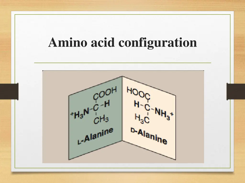 amino acid configuration