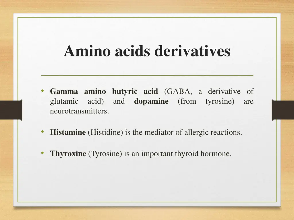 amino acids derivatives