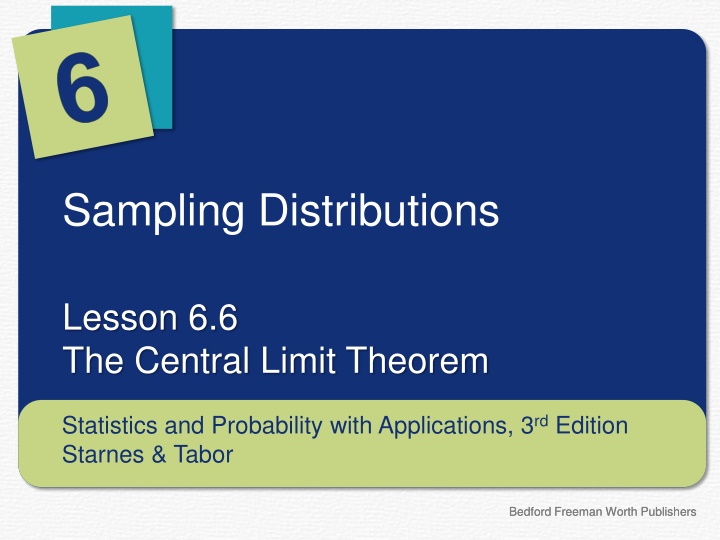 sampling distributions