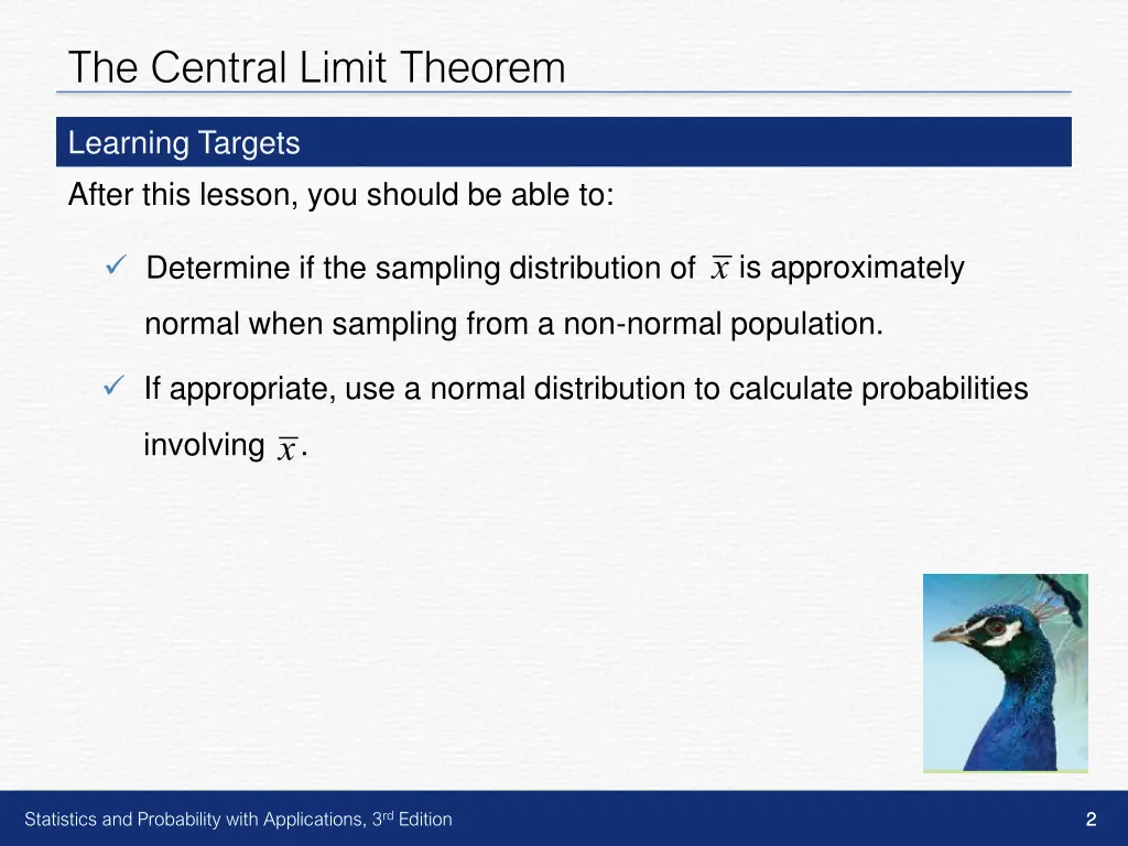 the central limit theorem