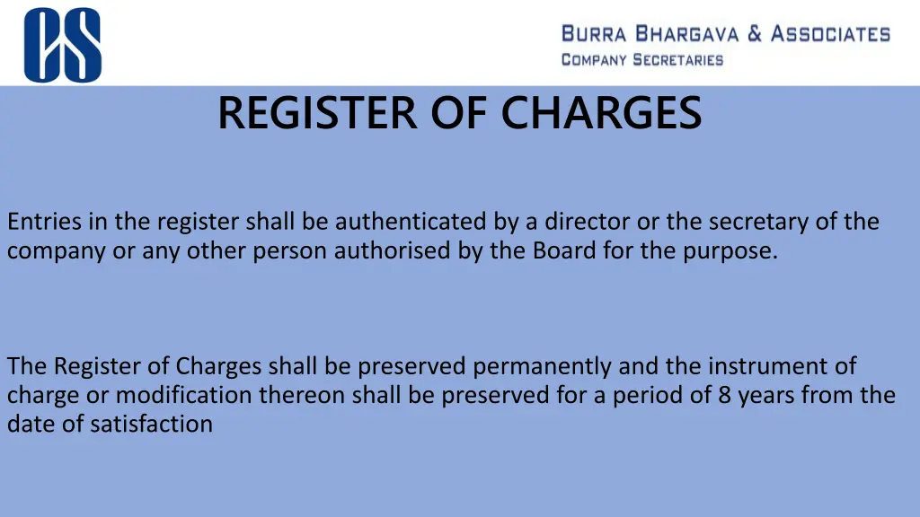 register of charges 1