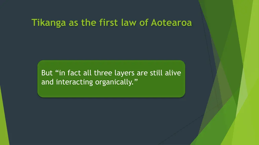 tikanga as the first law of aotearoa 1