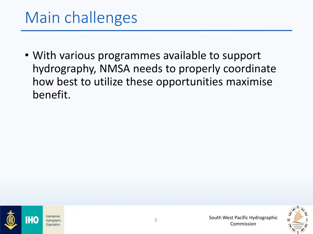 main challenges