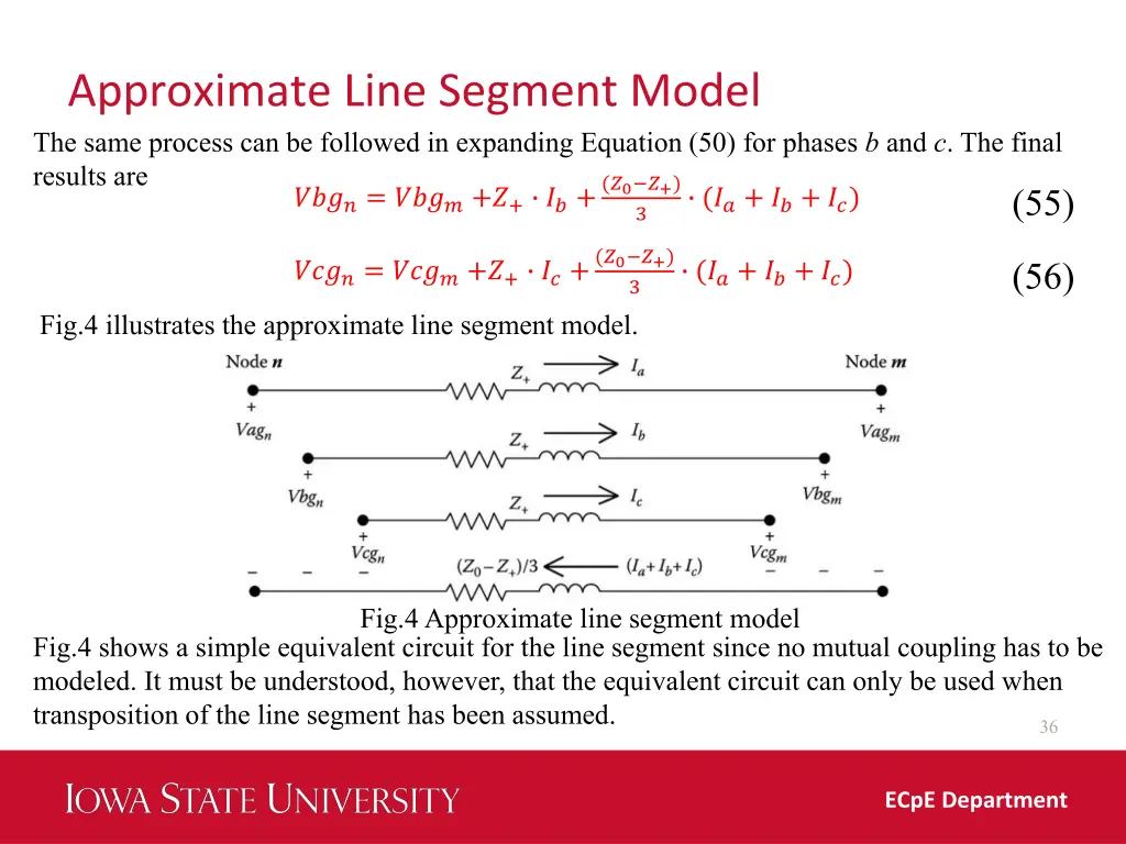 approximate line segment model the same process