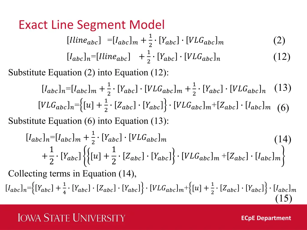 exact line segment model 5