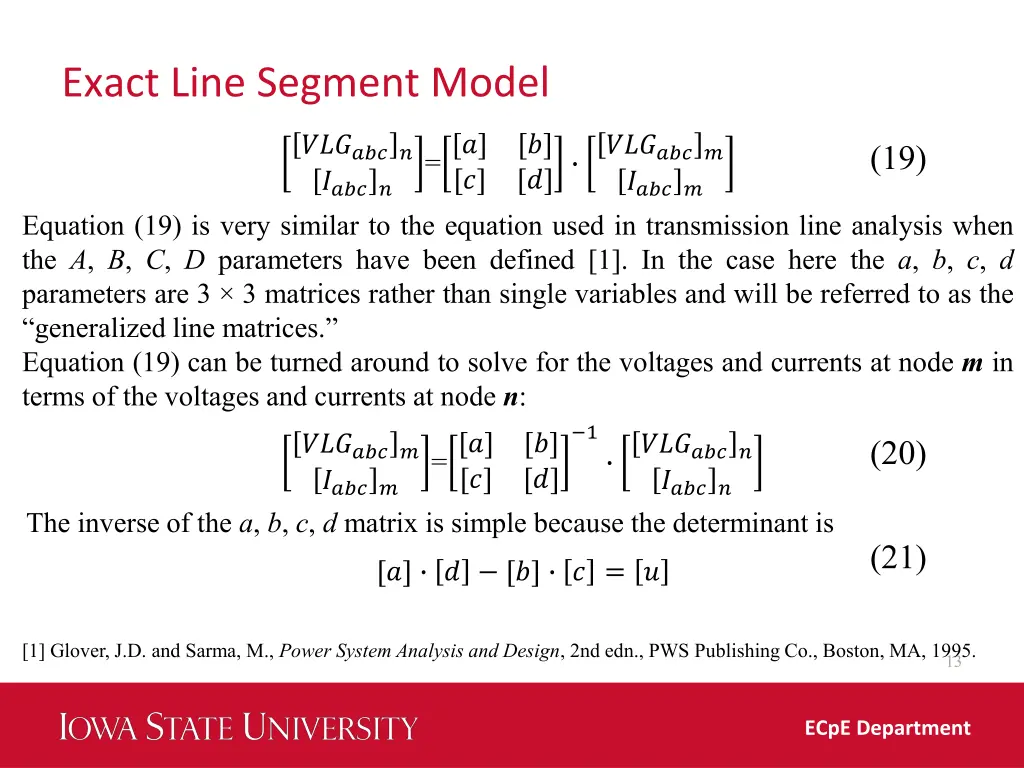 exact line segment model 7