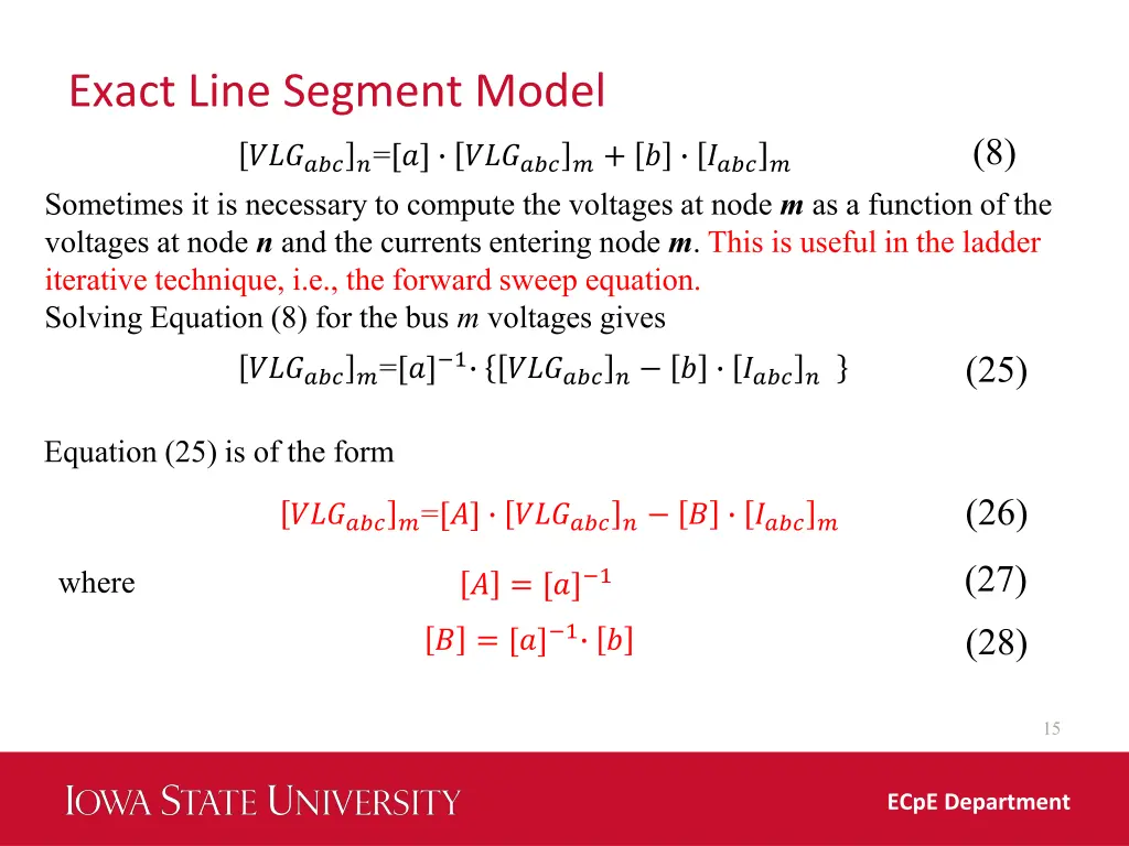 exact line segment model 9