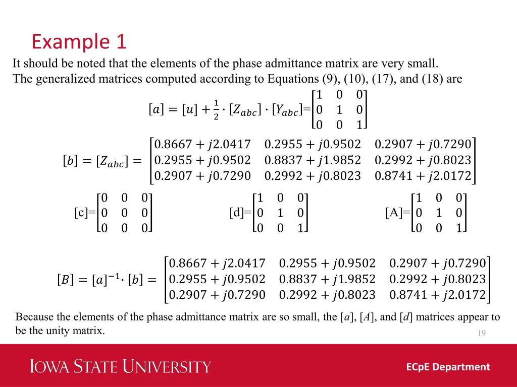 example 1 it should be noted that the elements