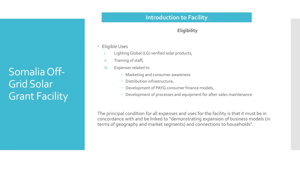 introduction to facility 4