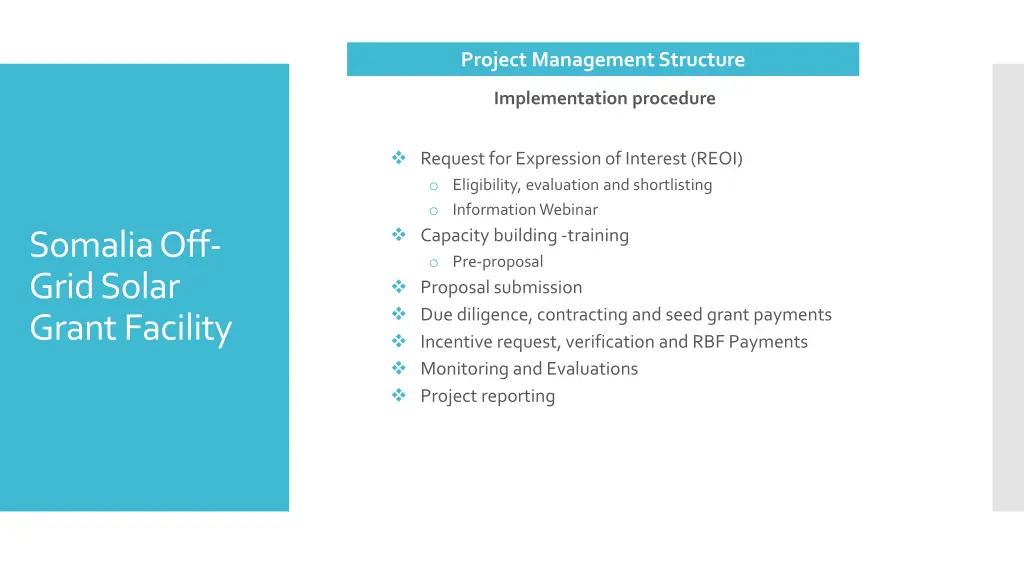 project management structure 1