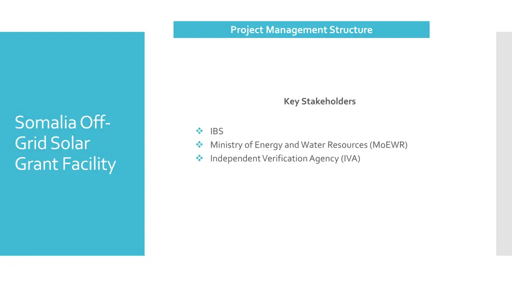 project management structure