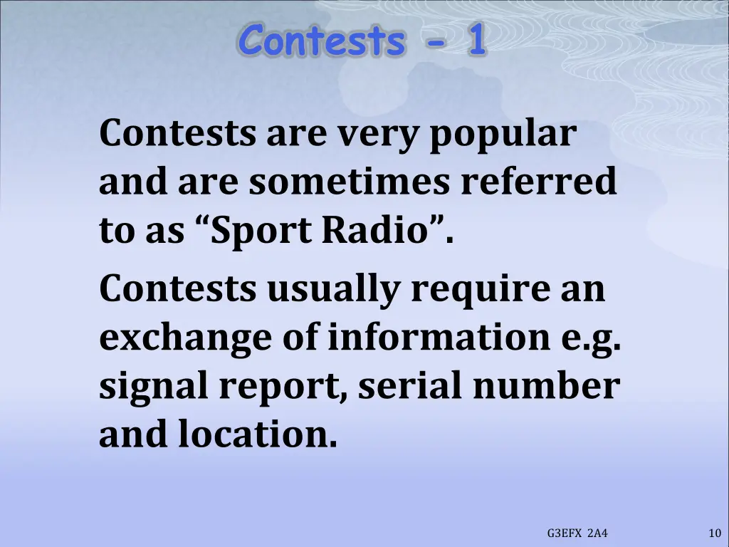 contests 1