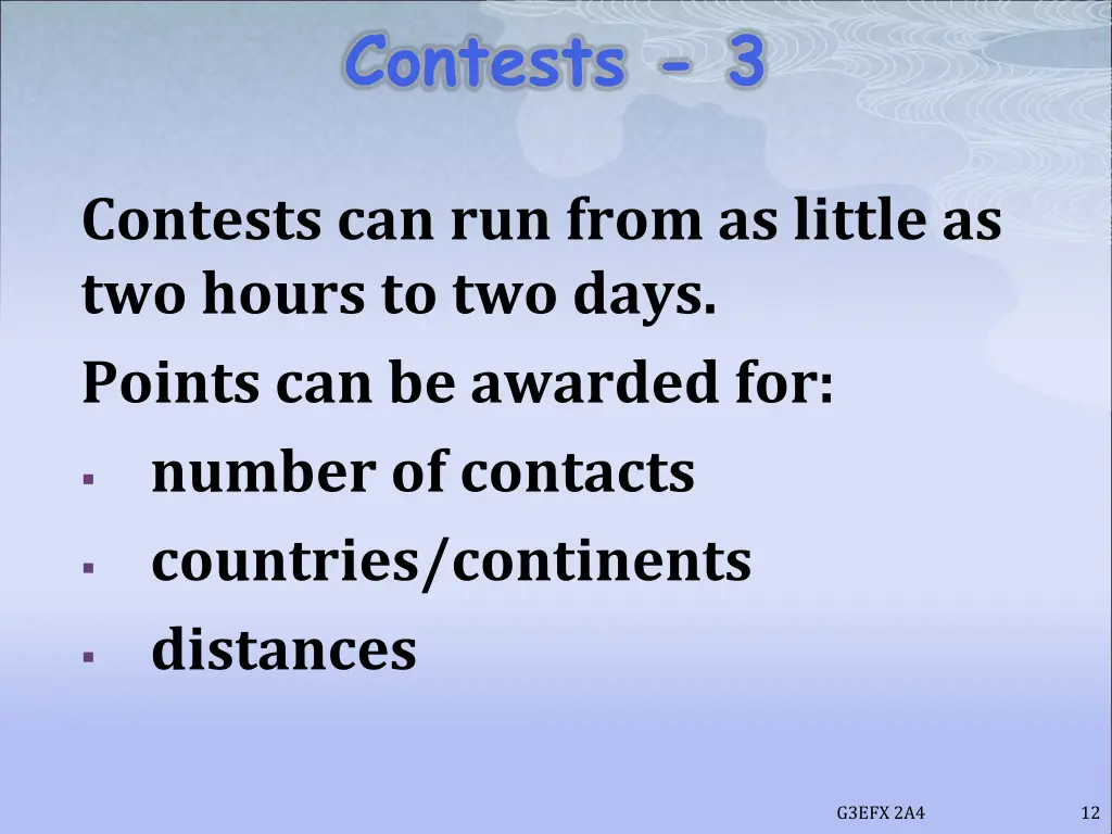 contests 3