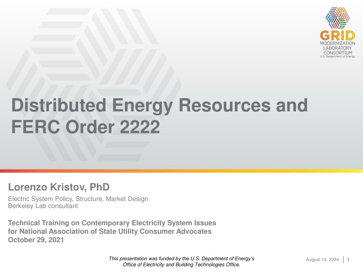 distributed energy resources and ferc order 2222