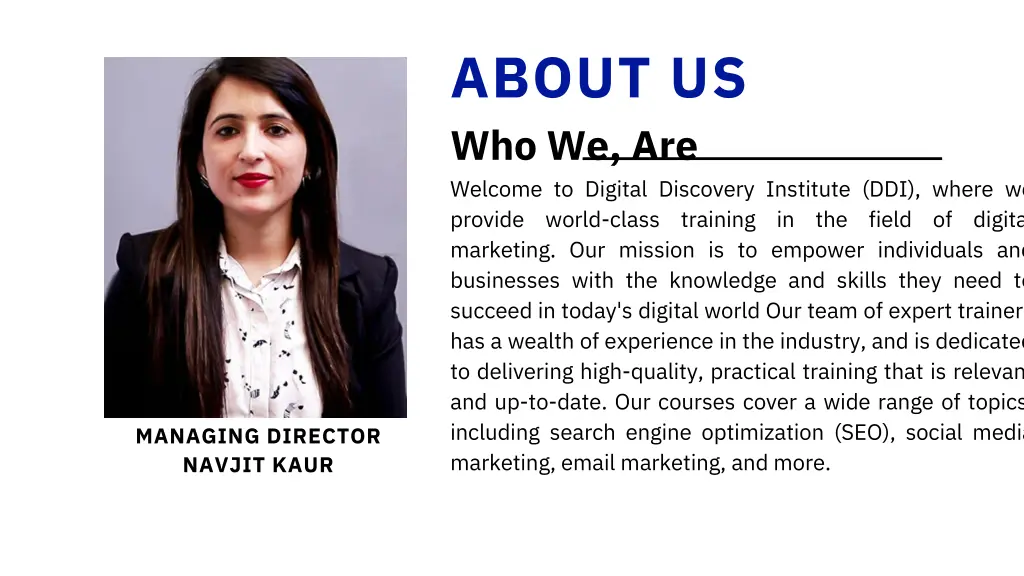 about us who we are welcome to digital discovery