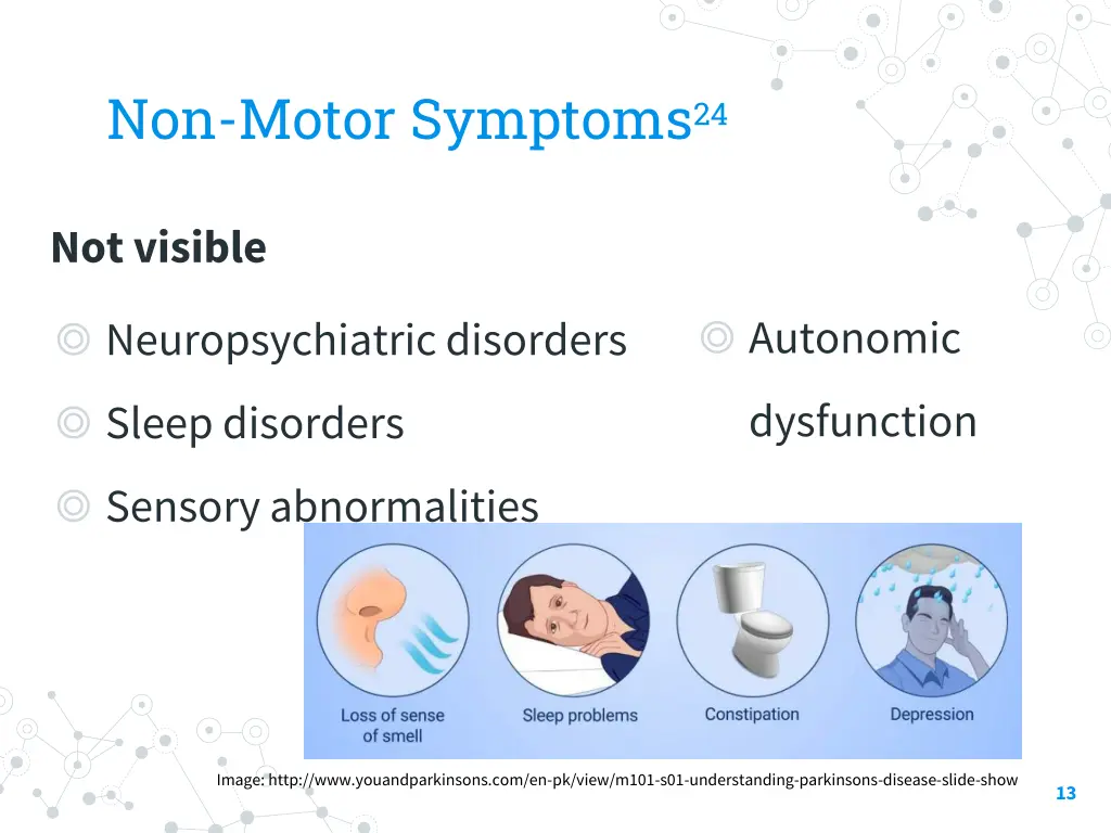 non motor symptoms 24