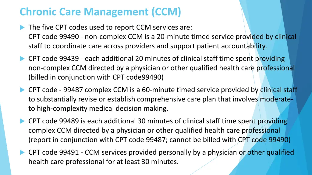 chronic care management ccm