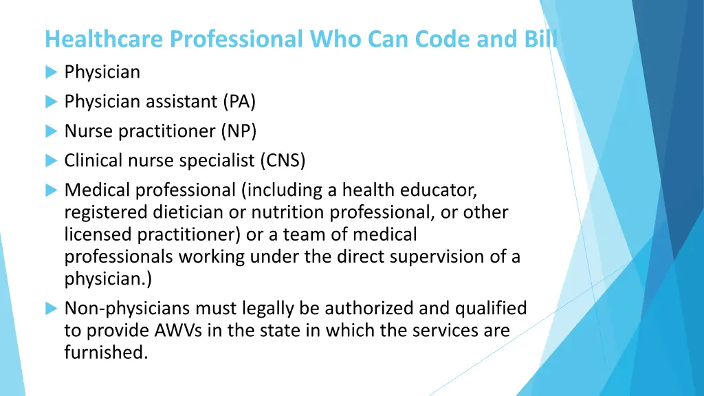 healthcare professional who can code and bill