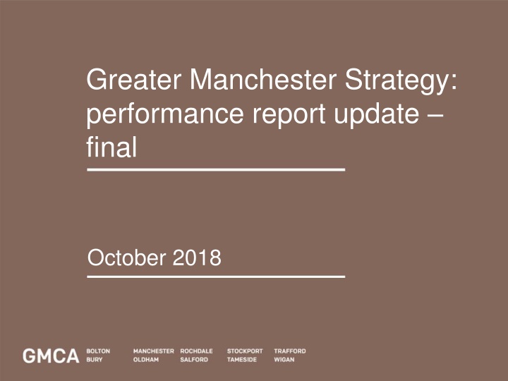 greater manchester strategy performance report