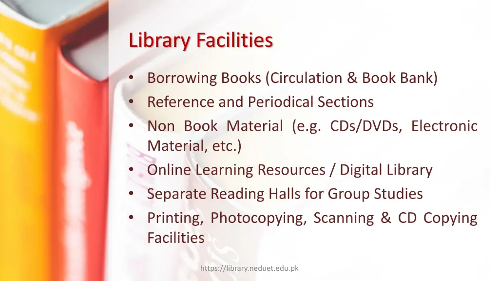 library facilities