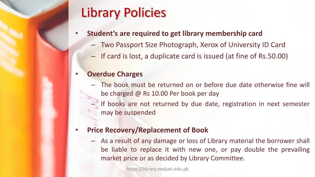 library policies