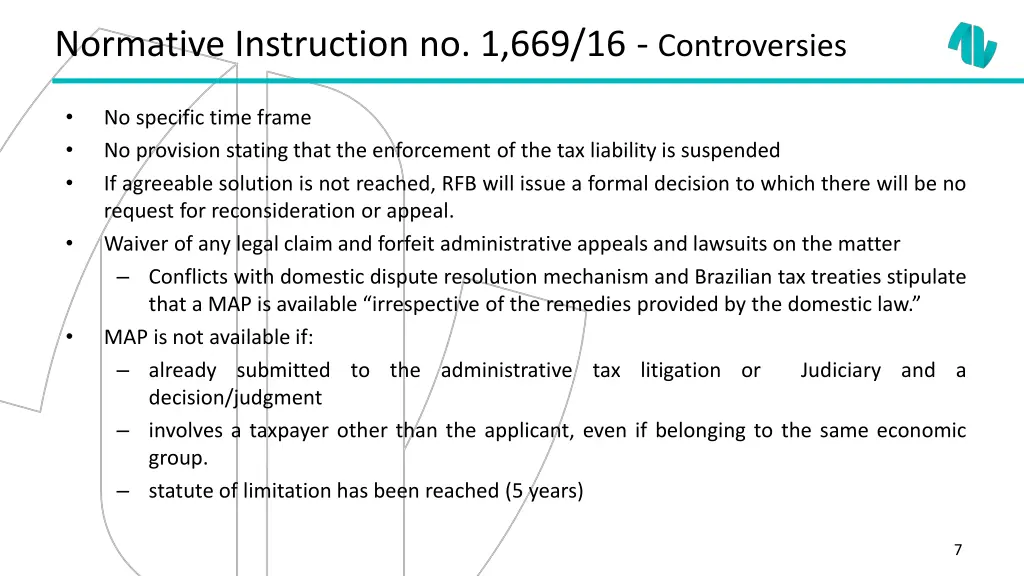 normative instruction no 1 669 16 controversies