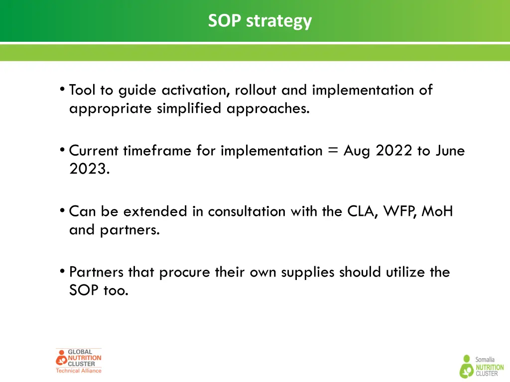 sop strategy