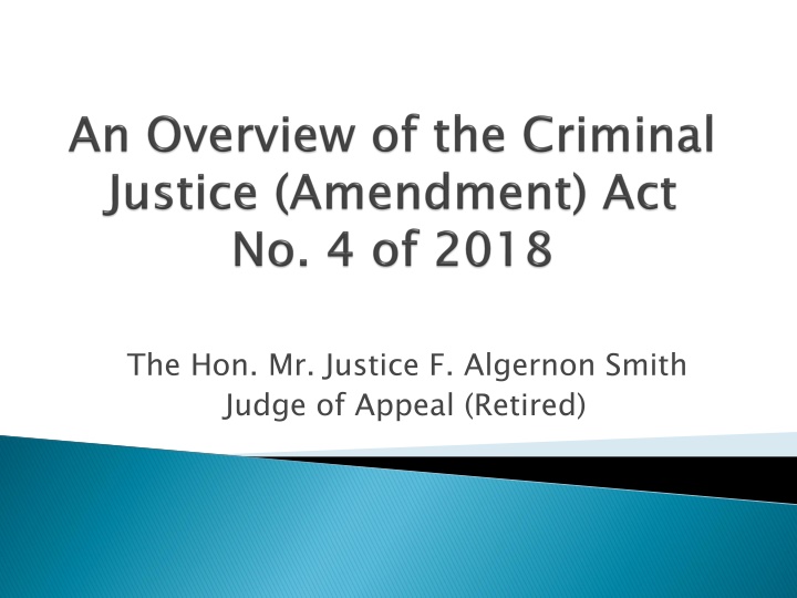 the hon mr justice f algernon smith judge