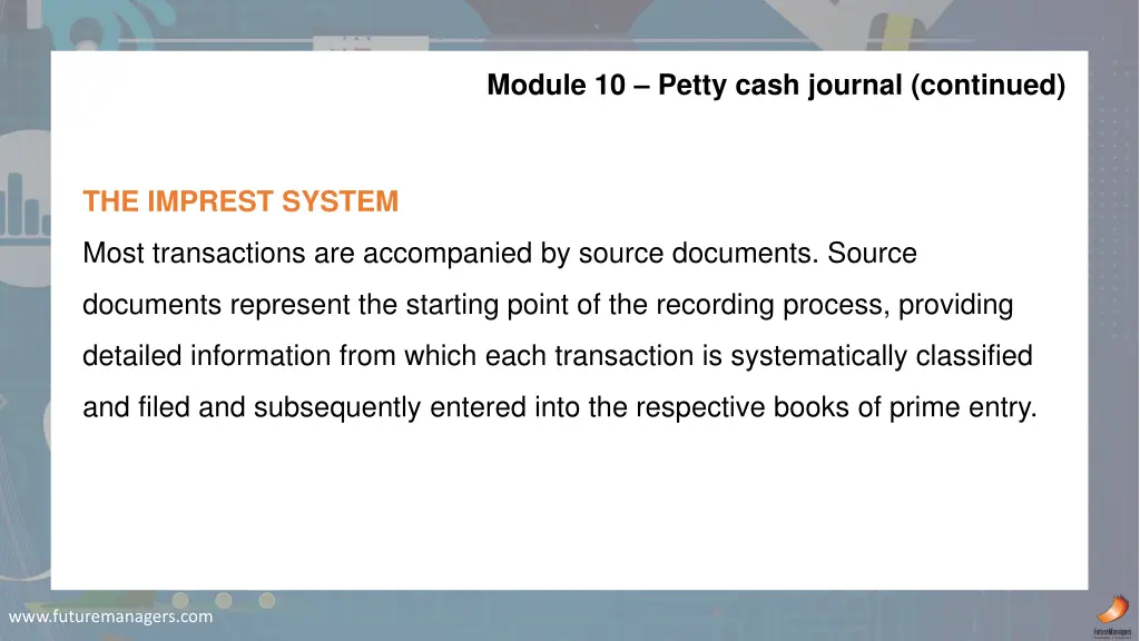 module 10 petty cash journal continued 1