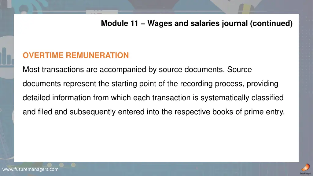 module 11 wages and salaries journal continued