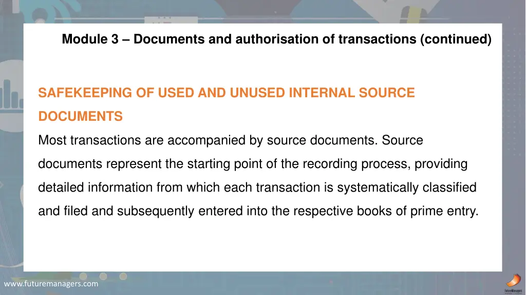 module 3 documents and authorisation 4