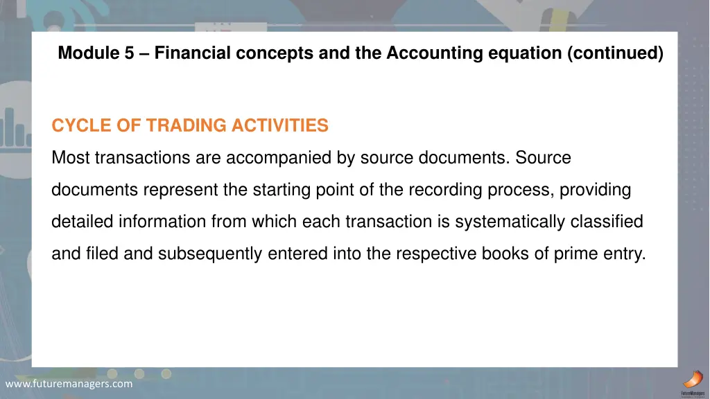 module 5 financial concepts and the accounting 1