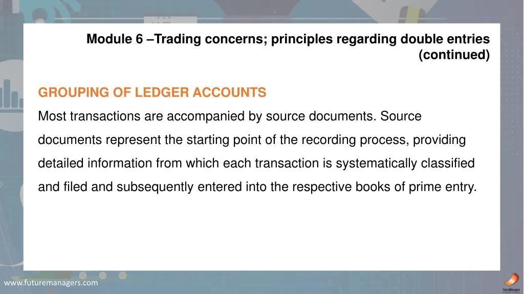 module 6 trading concerns principles regarding 2