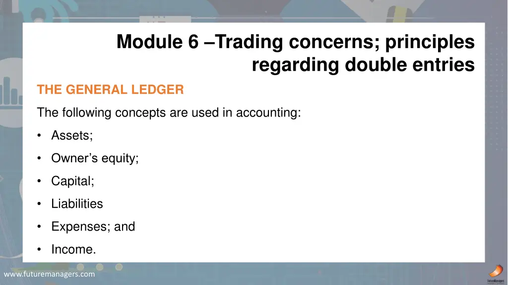 module 6 trading concerns principles regarding