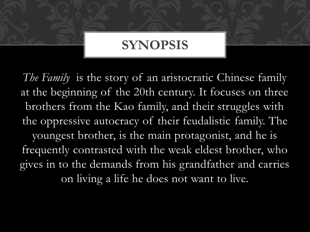 synopsis