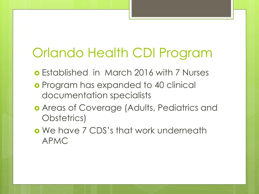 orlando health cdi program