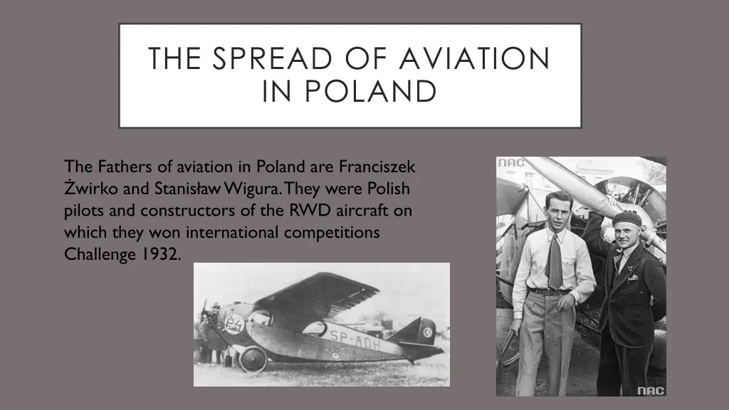 the spread of aviation in poland