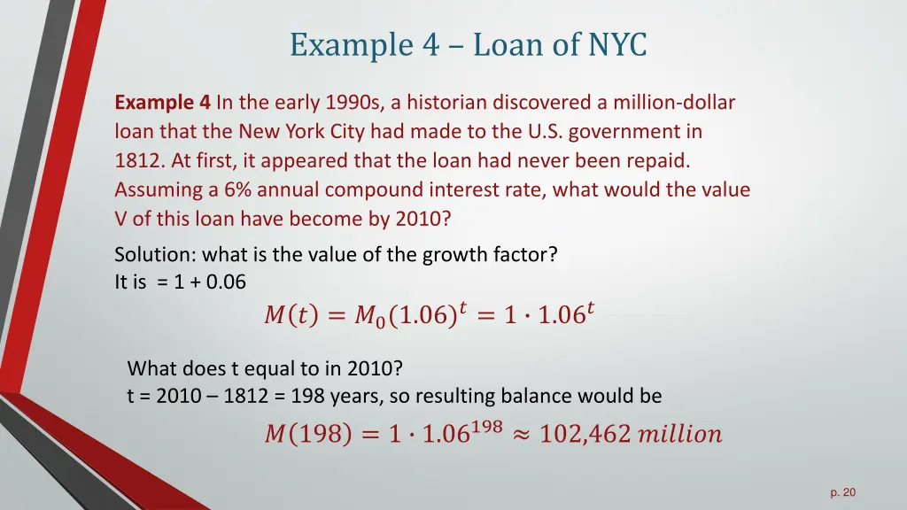 example 4 loan of nyc