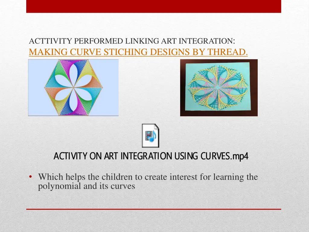 acttivity performed linking art integration