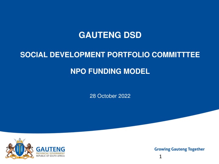 gauteng dsd