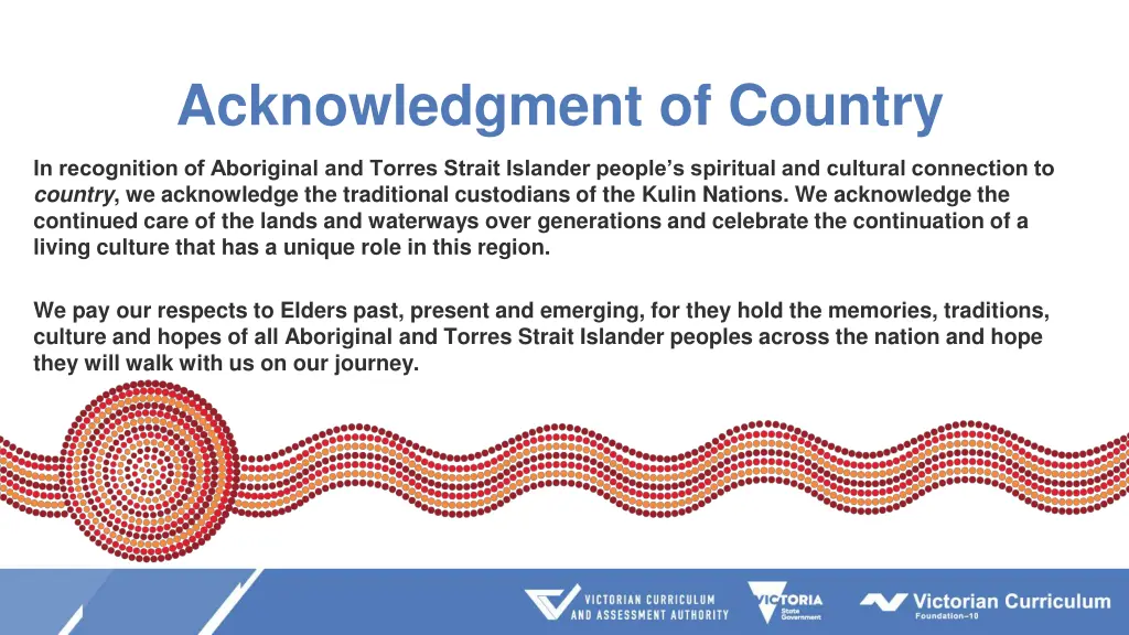 acknowledgment of country