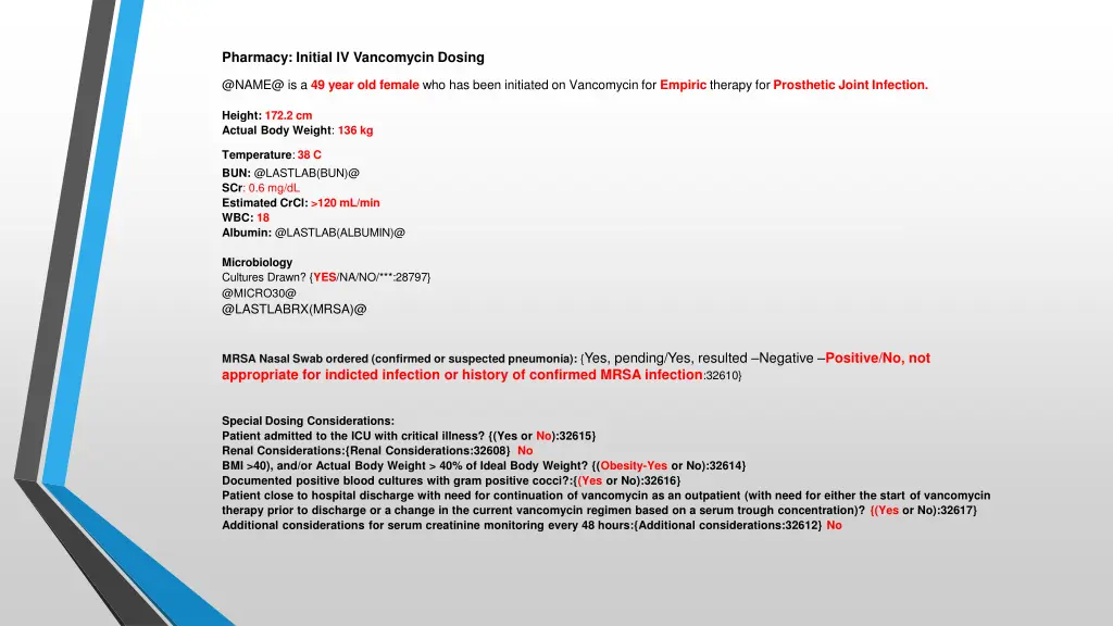 pharmacy initial iv vancomycin dosing