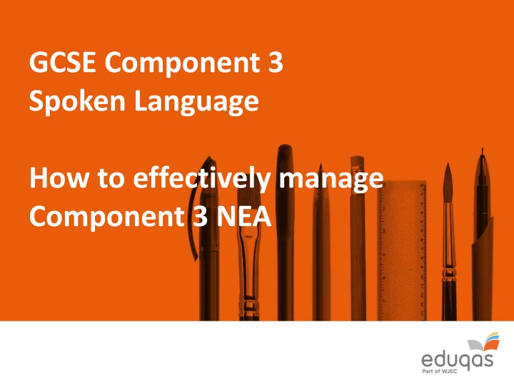 gcse component 3 spoken language