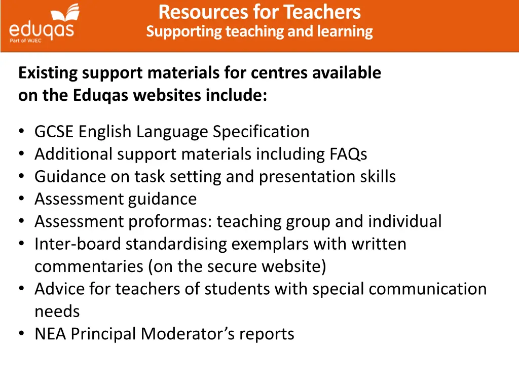 resources for teachers supporting teaching